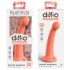 Dillio Slaptasis Tyrinėtojas - giluminių ieškotojų dildo (17 cm) - oranžinis