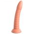 Dillio Wild Thing - dryžuotas dildo (19 cm) - oranžinis