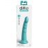 Dillio Slim Seven - siurbudo pagrindo stimuliuojantis dildo (20 cm) - turkio spalvos