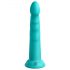 Dillio Slim Seven - siurbudo pagrindo stimuliuojantis dildo (20 cm) - turkio spalvos