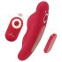 Smile - Rechargeable, Wireless Vibrating Panties (Red)