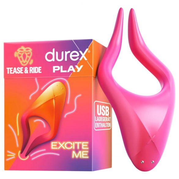 Durex Tease & Ride - erogeninių zonų stimuliatorius (rožinis)