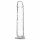 Addiction Crystal - talpus dildo (permatomas) - 18cm