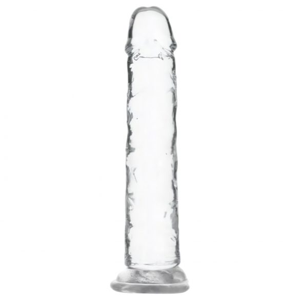 Addiction Crystal - talpus dildo (permatomas) - 18cm