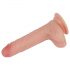 Lovetoy Nature Cock - dviejų sluoksnių tikroviškas dildo - 18 cm (natūralus)