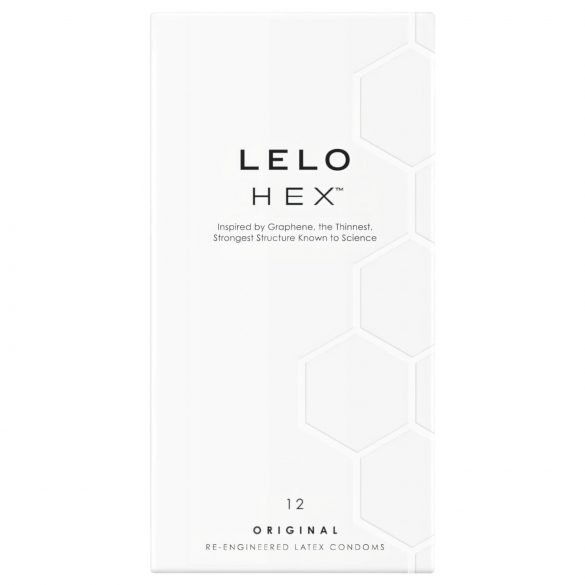 LELO Hex Original - prabangūs prezervatyvai (12 vnt)