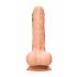 RealRock Tikroviškas Dildo su Sėklidėmis (17cm) - Natūrali Spalva