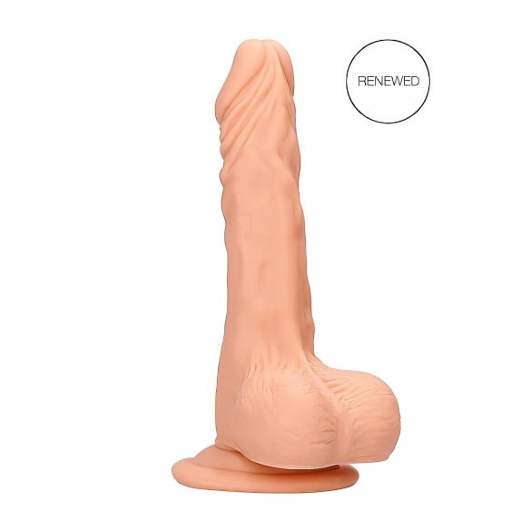 RealRock Dong 9 - natūralus, su sėklidėmis dildo (23 cm) - natūrali spalva