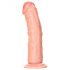 RealRock – realistinis dildo su siurbtuku - 15,5 cm (natūralus)