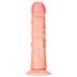 RealRock – realistinis dildo su siurbtuku - 15,5 cm (natūralus)