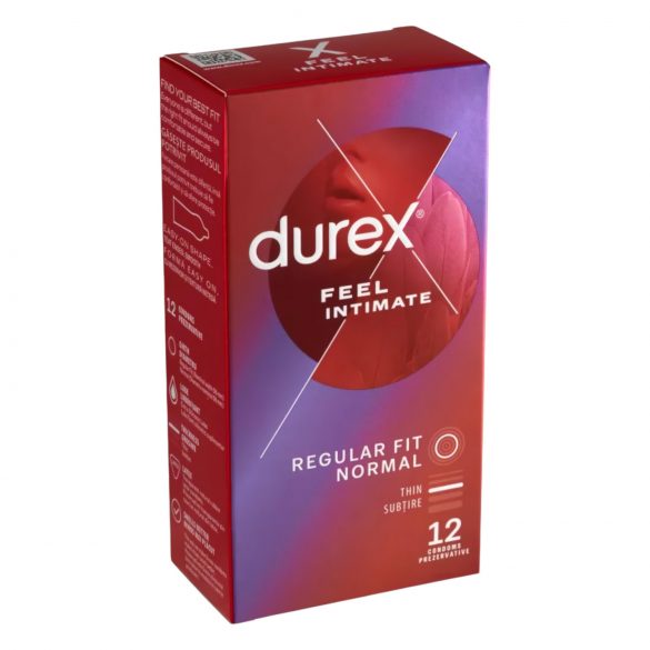 Durex Feel Intimate - plonas prezervatyvas (12 vnt.)