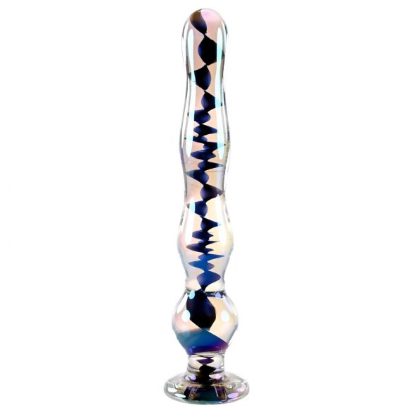 Playboy Jewels - banguotas stiklinis dildo (skaidrus)