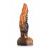 Creature Cocks Ravager - tekstūruotas silikoninis dildo - 20 cm (oranžinis)