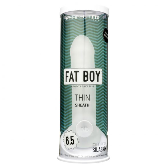 Fat Boy Thin - plonas penio mova (17 cm) - pieno baltumo