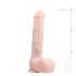 Easytoys - prisisiurbiantis didelis dildo (29,5 cm) - natūrali spalva