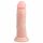 Easytoys - tikroviškas čiupliku paviršiumi dildo su siurbtuku (15,5 cm) - natūralus