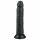 Easytoys - tvirtai prilimpanti realistiška dildo (20,5cm) - juoda