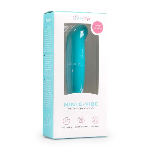 EasyToys Mini G-Vibe - G taško vibratorius (mėlynas)