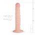 Real Fantasy Scott - tikroviškas dildo - 25cm (natūralus)