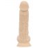 Real Fantasy Percy - realistiškas dildo su siurbtuku (17,6 cm)