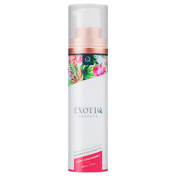 Exotiq - kvapnus masažo aliejus - braškė (100ml)