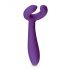 Easytoys Couple - įkraunamas, vandeniui atsparus porų vibratorius (violetinis)