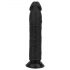 Easytoys - tikroviška dildo - 17,5 cm (juoda)