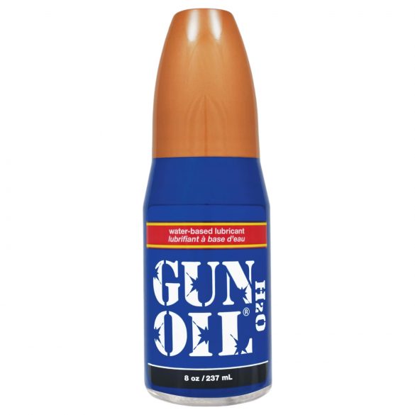 H2O Gun Oil - stimuliuojantis, dilgčiojantis vandens pagrindu pagamintas lubrikantas (237ml)