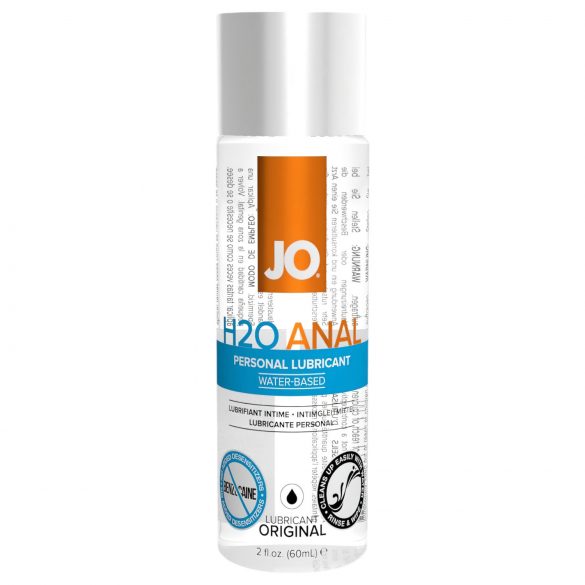 JO H2O Anal Original - vandens pagrindo analinis lubrikantas (60ml)