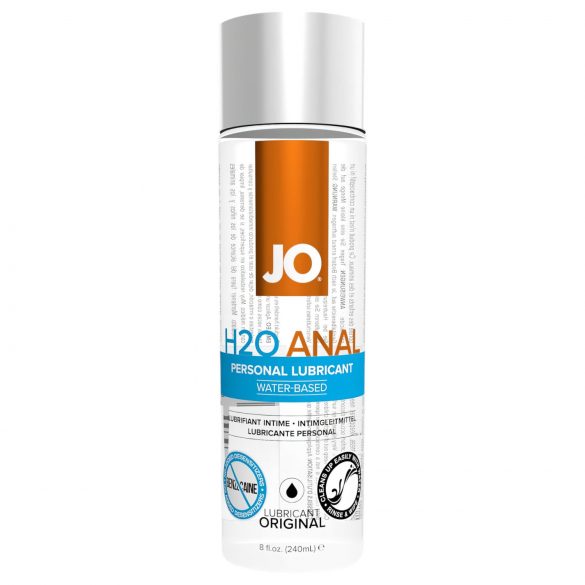 JO H2O Anal Original - vandens pagrindo analinis lubrikantas (240 ml)