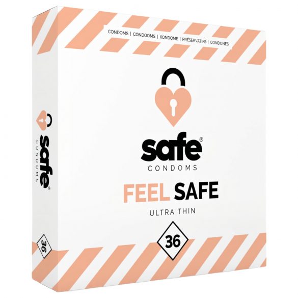 SAFE Feel Safe - plonas prezervatyvas (36 vnt.)