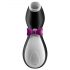 Satisfyer Penguin - įkraunamas, vandeniui atsparus klitorio stimuliatorius (juoda-balta)