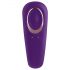 Satisfyer Double Classic - vandeniui atsparus, įkraunamas porinis vibratorius (violetinis)