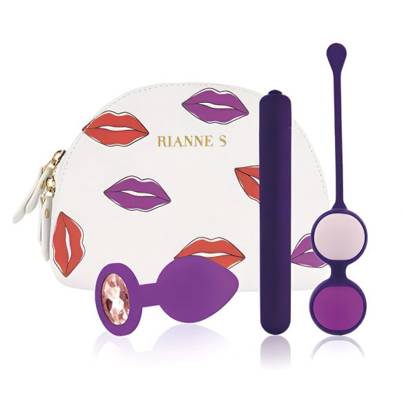 Rianne Essentials First - vibratorius rinkinys - violetinis (3 dalių)